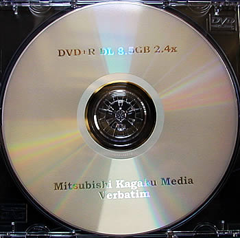 Dual layer dvd-schijfje van Verbatim Dual layer dvd-schijfje van Verbatim