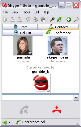 Skype 0.98.0.04 screenshot