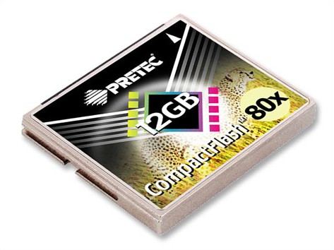 Pretec 12GB CompactFlash-kaart