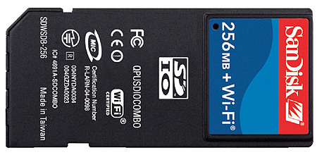 SanDisk 256MB SD-geheugen met WiFi SanDisk 256MB SD-geheugen met WiFi