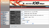 X-Micro interface screenshot (groot)