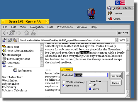 Opera in BeOS