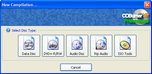 CDBurnerXP Pro 2.2.7 screenshot