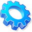 KDE Crystal gear