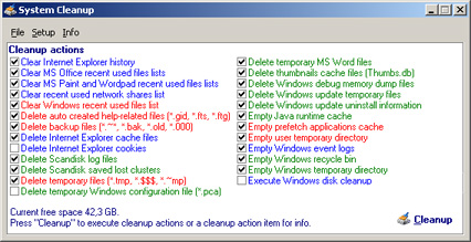 System Cleanup 1.3