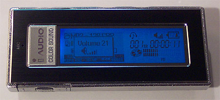 iAudio 4: volumeregeling