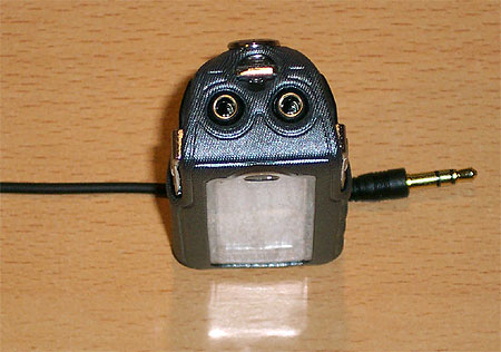 Cowon iAudio 4: van bovenaf bekeken