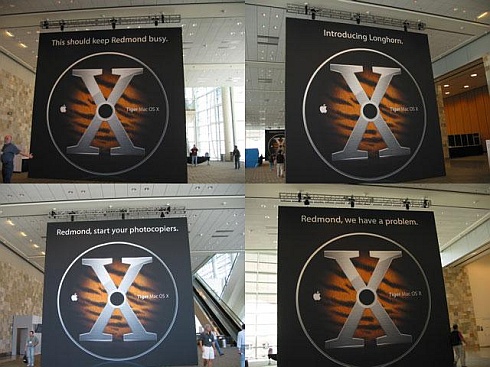Apple Tiger Mac OS X posters (490 breed)