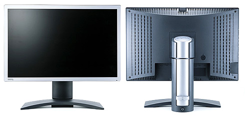 BenQ FP231W voor- en achterkant BenQ FP231W voor- en achterkant