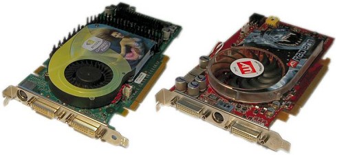 PCI Express-versies GeForce 6800 GT en Radeon X800 XT PCI Express-versies GeForce 6800 GT en Radeon X800 XT