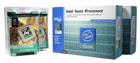 Opteron 250 vs Xeon Nocona 3,4GHz