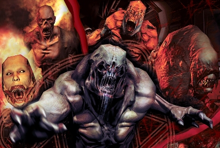 Doom 3 wallpaper bewerkt en kleiner Doom 3 wallpaper bewerkt en kleiner