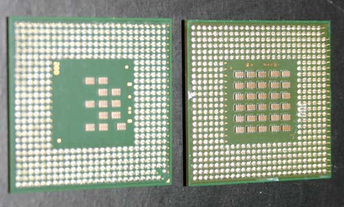 Pinlay-out Pentium M en Pentium IV Pinlay-out Pentium M en Pentium IV