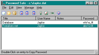 PasswordSafe