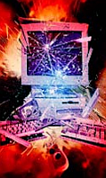 Explosie / Computer / Virus / Hacker