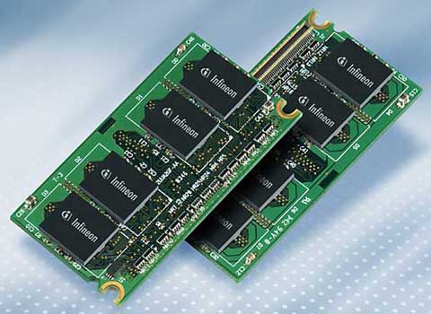 Infineon DDR2 Micro-DIMMs