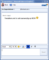 MSN Web Messenger - Conversation (klein)