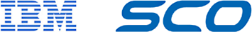 IBM en SCO logo's IBM en SCO logo's