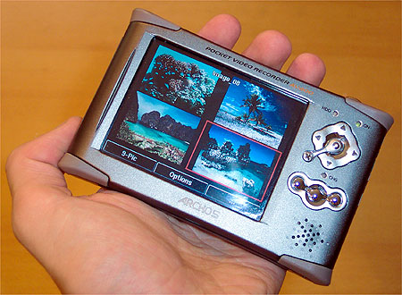 Archos AV420: 4-pic modus Archos AV420: 4-pic modus