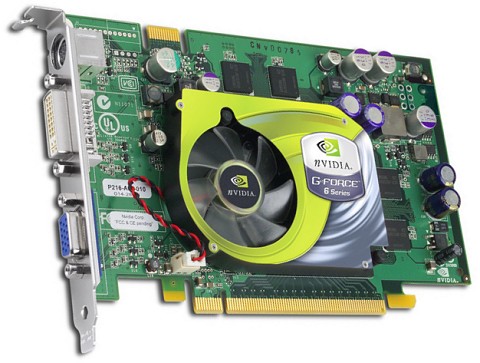 nVidia GeForce 6600 GT (groot) nVidia GeForce 6600 GT (groot)
