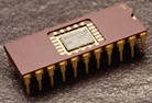Een elektronische chip