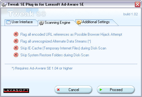 Tweak SE screenshot