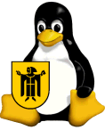 Tux met stadsschild München