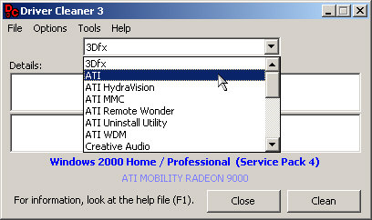 Driver Cleaner 3 screenshot