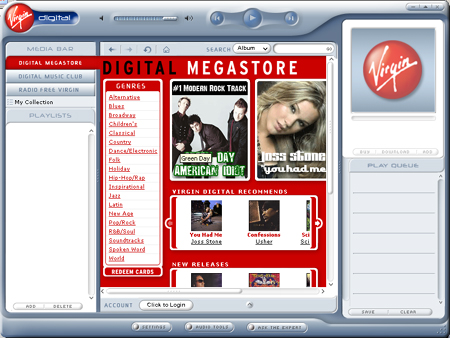 Virgin Digital Player Virgin Digital Player