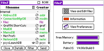 FileZ screenshot