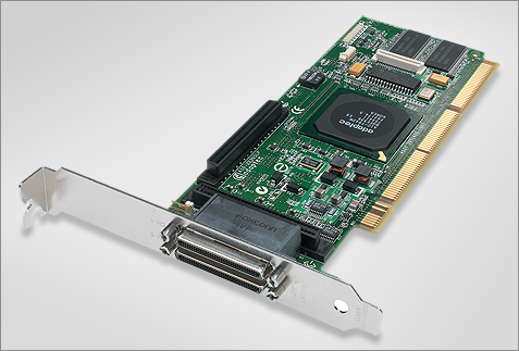 Adaptec ASR-2230SLP dual channel Ultra320 SCSI RAID-adapter (groot)