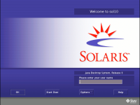 Solaris 10 Inlogscherm Solaris 10 Inlogscherm