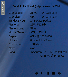 CearInfo screenshot