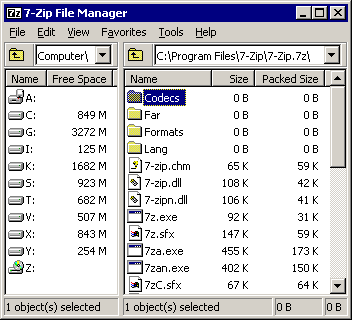 7-Zip screenshot