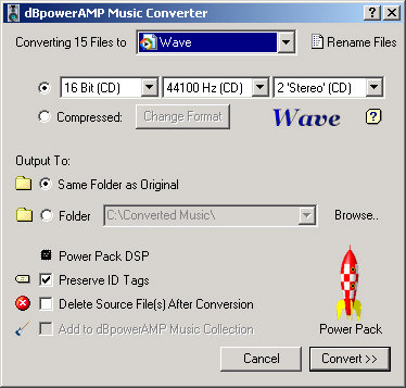 dBpowerAMP Music Converter screenshot