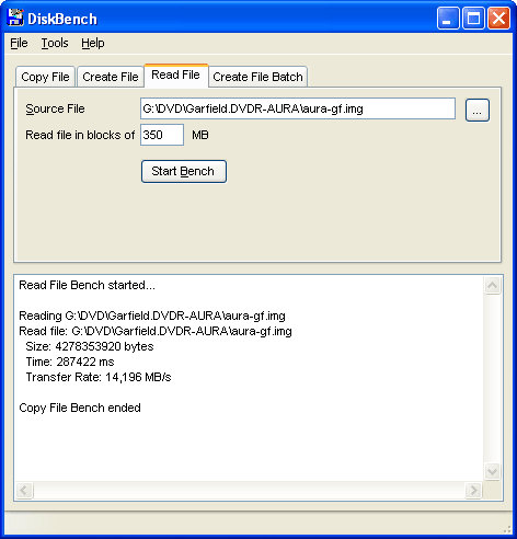 Disk Bench screenshot