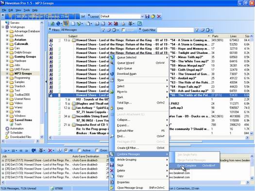 NewsMan Pro 1.5 screenshot (resized)