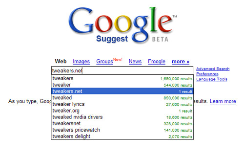 Google Suggest
