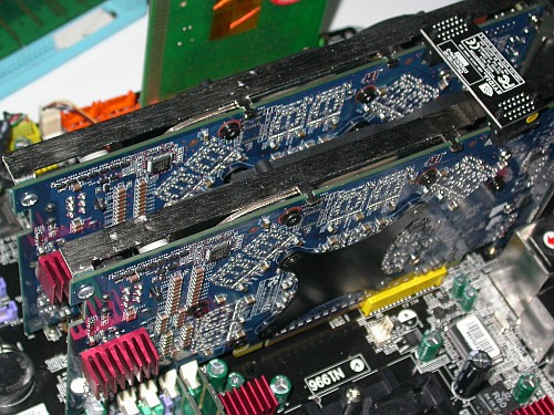 MSI K8N Neo4 Platinum zonder SLI in SLI-opstelling