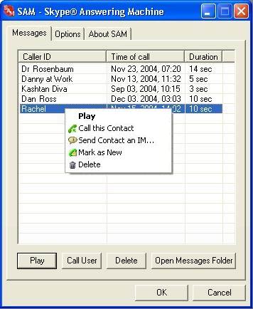 Skype Answering Machine