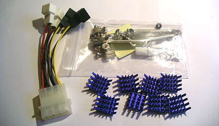 Meegeleverd spul met de Zalman VF700-Cu en VF700-AlCu VGA-koelers