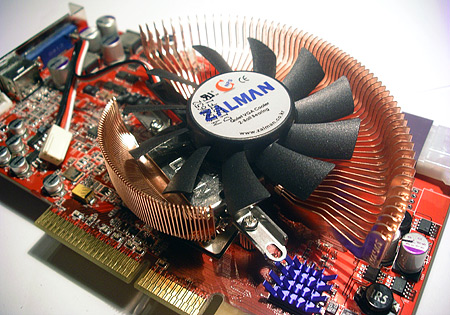 Zalman VF700-Cu VGA-koeler op videokaart Zalman VF700-Cu VGA-koeler op videokaart