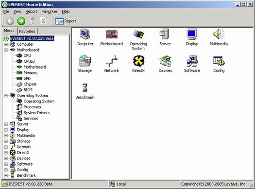 Everest Home Edition 2.00.220 beta screenshot