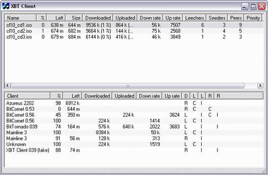 XBT Client screenshot (resized)