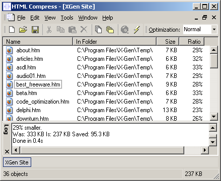 HTML Compress screenshot HTML Compress screenshot
