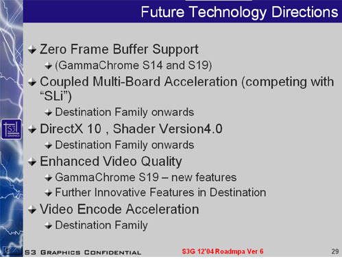 S3 roadmap S3 roadmap