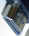 HDMI-connector in close-up