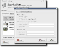 Gnome 2.10 - Network settings (klein)