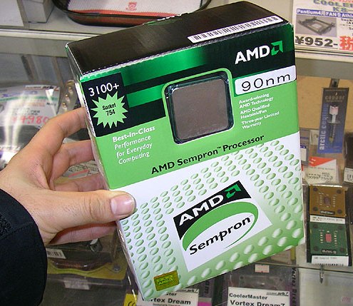 90nm Sempron in verpakking