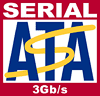 SATA RAID 2005 review: Serial ATA 3Gb/s logo (klein)